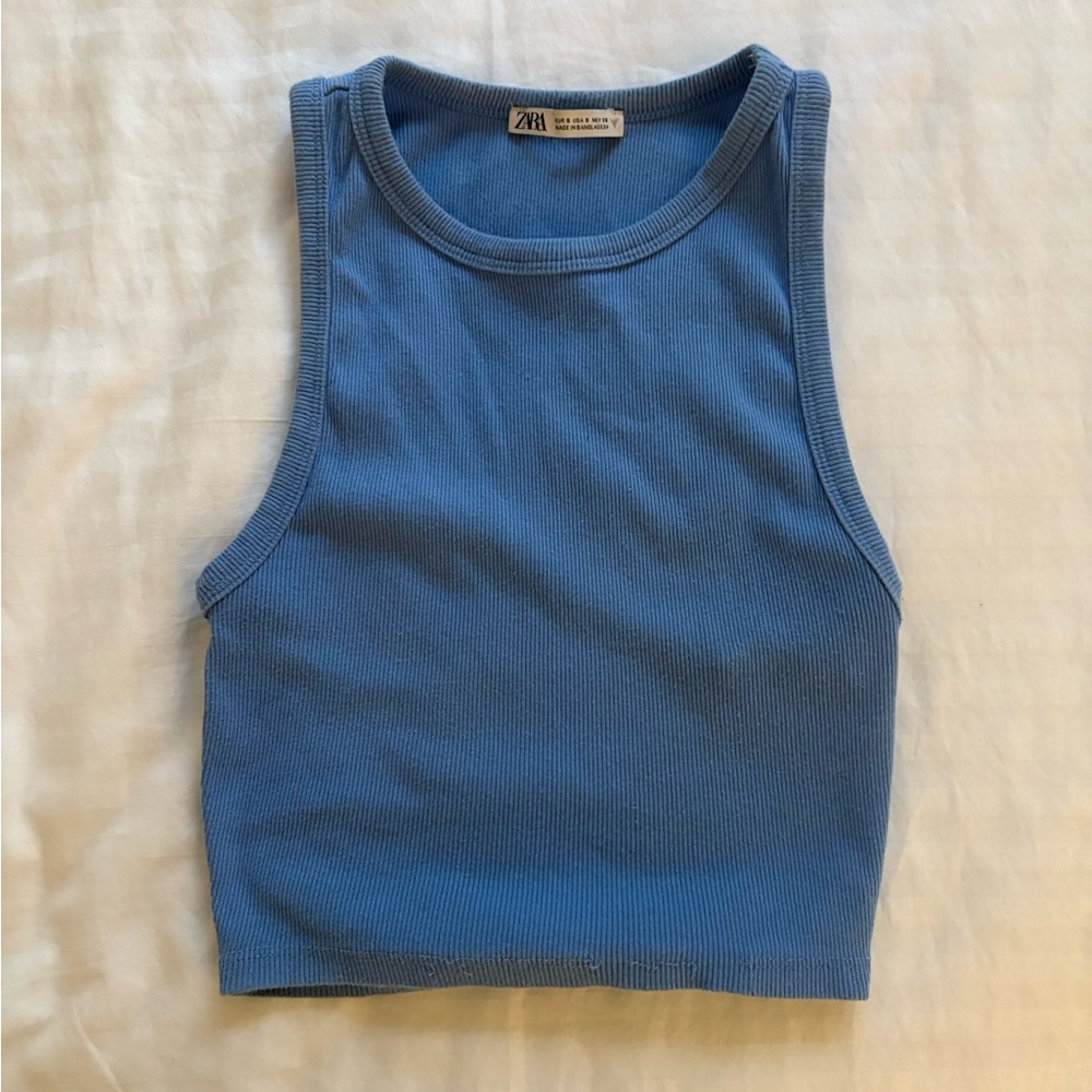 Zara Blue Tank Top